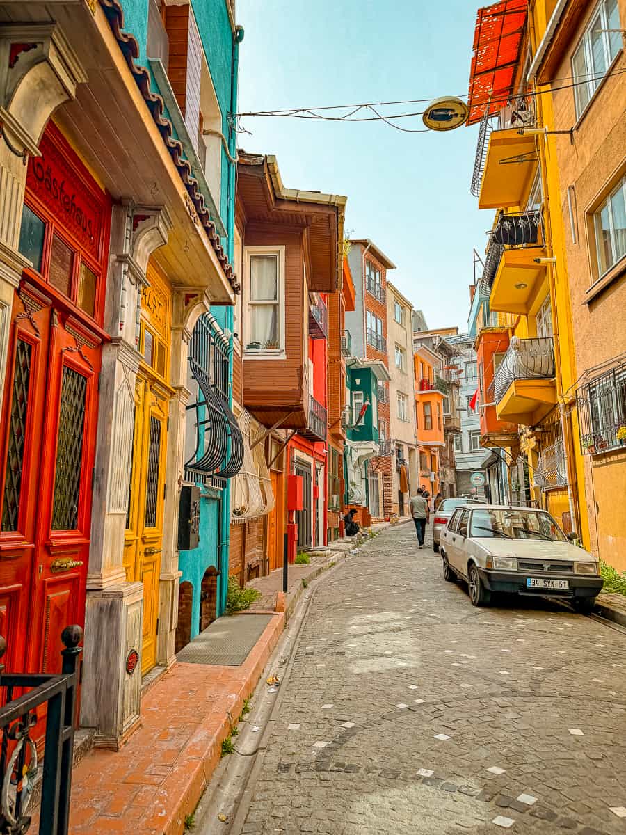 Colourful Houses of Balat Istanbul, 