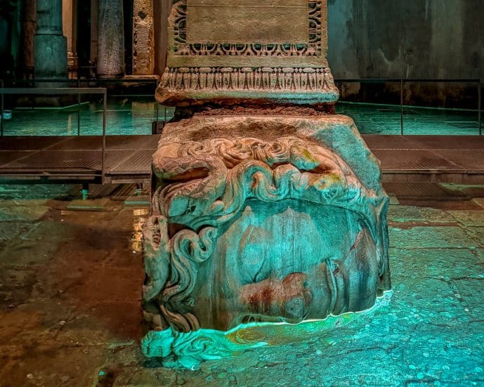 Medusa Head Basilica Cistern