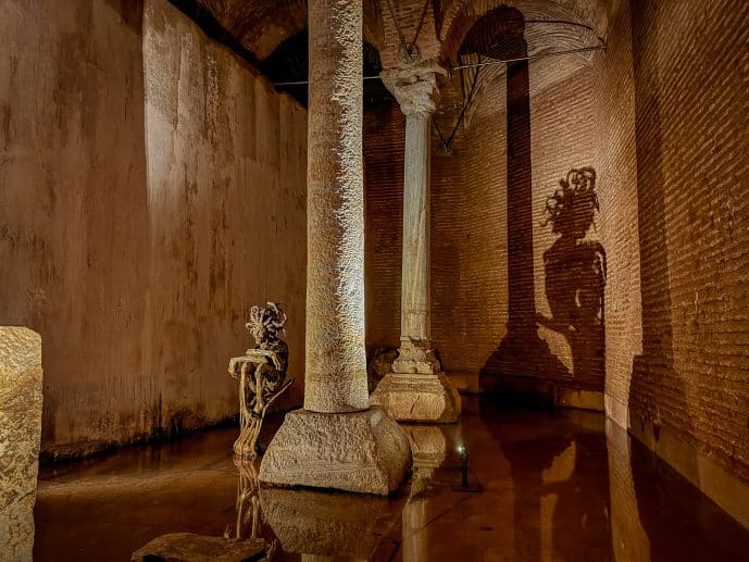 Basilica Cistern Medusa Art Installation 