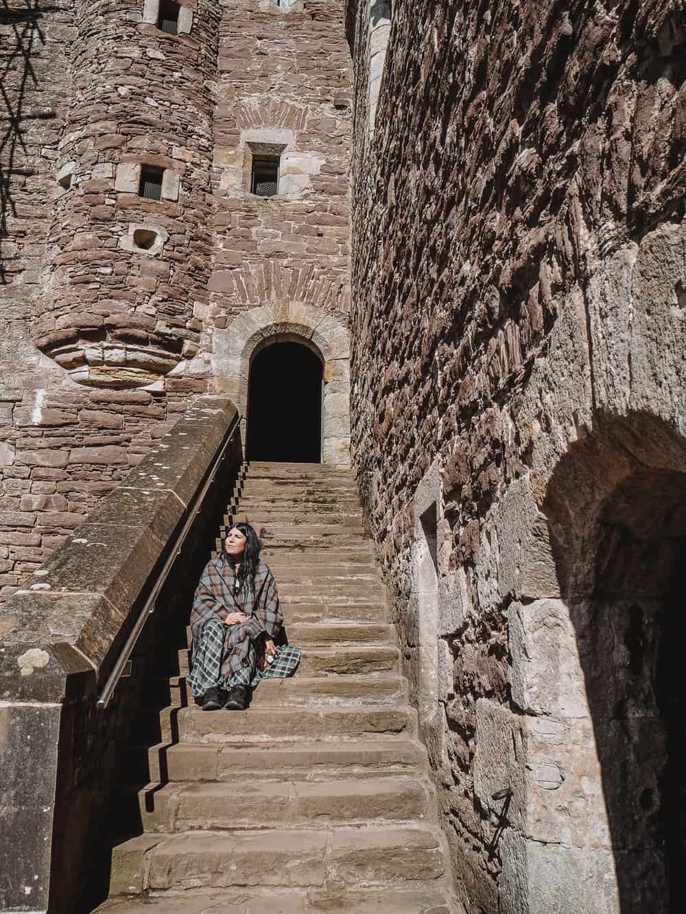 Castle Leoch Stairs Doune Castle