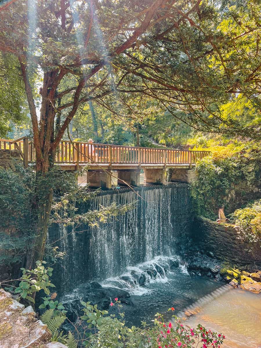 Waterfall Bridge Bodnant Garden