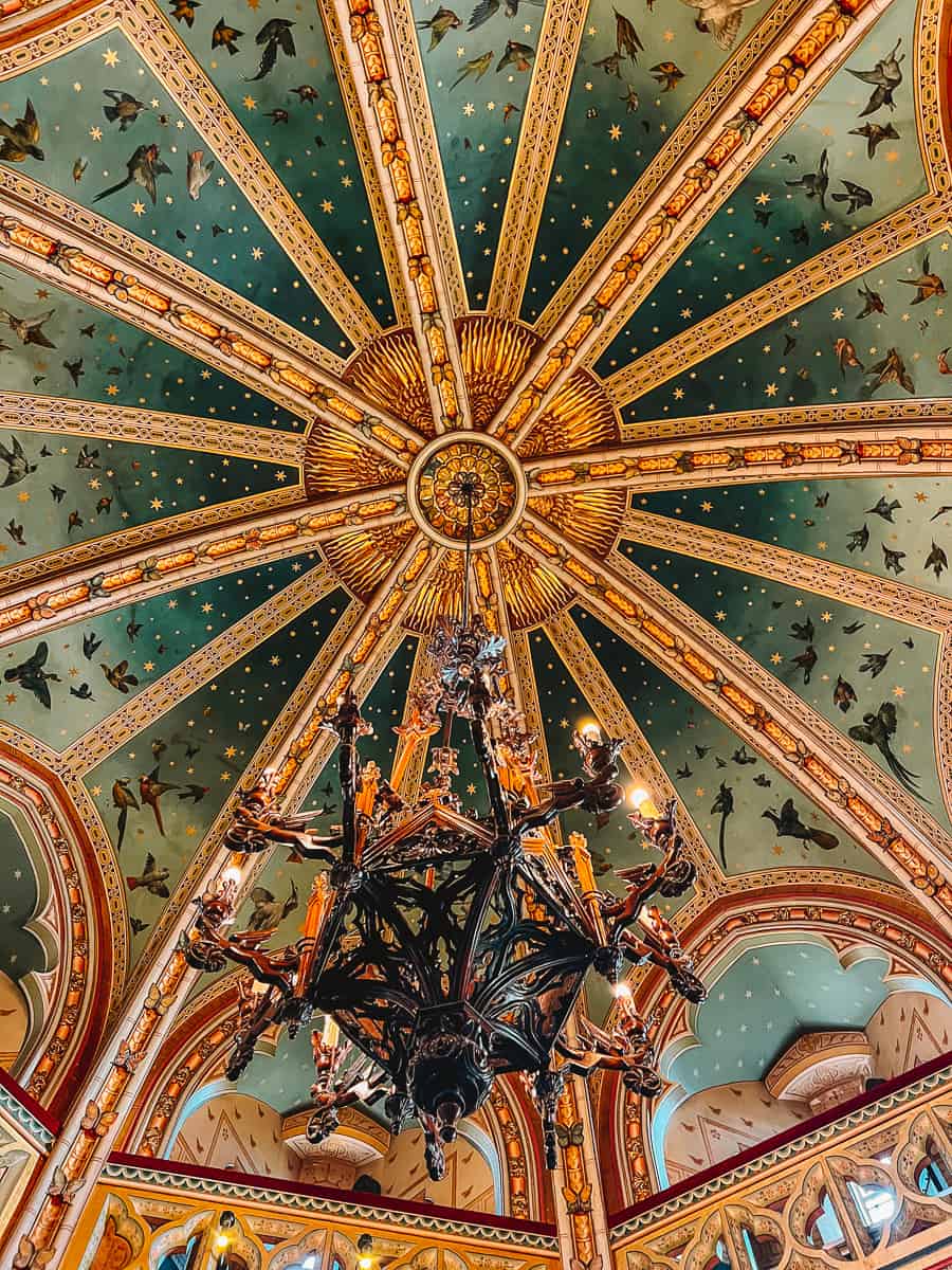 Castell Coch Drawing room ceiling