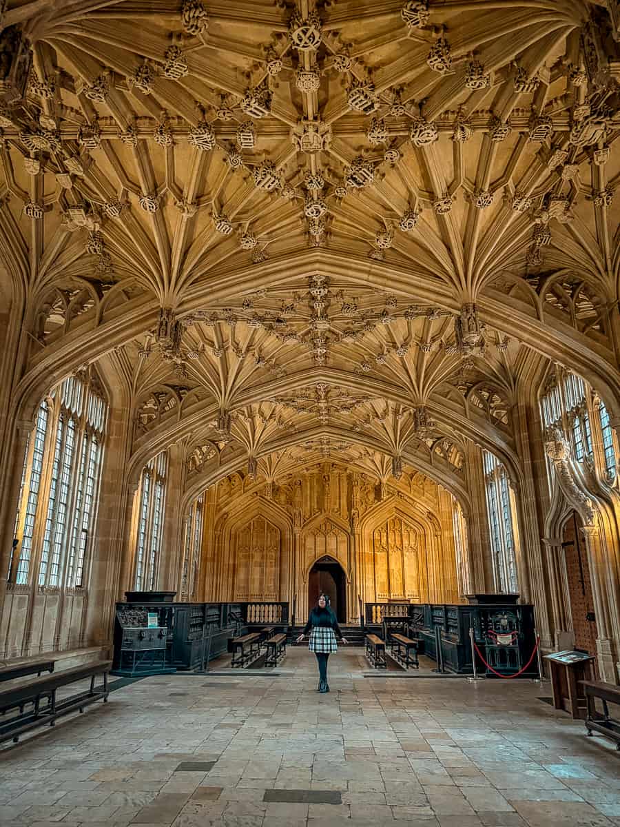 Divinity School Oxford Harry Potter filming location