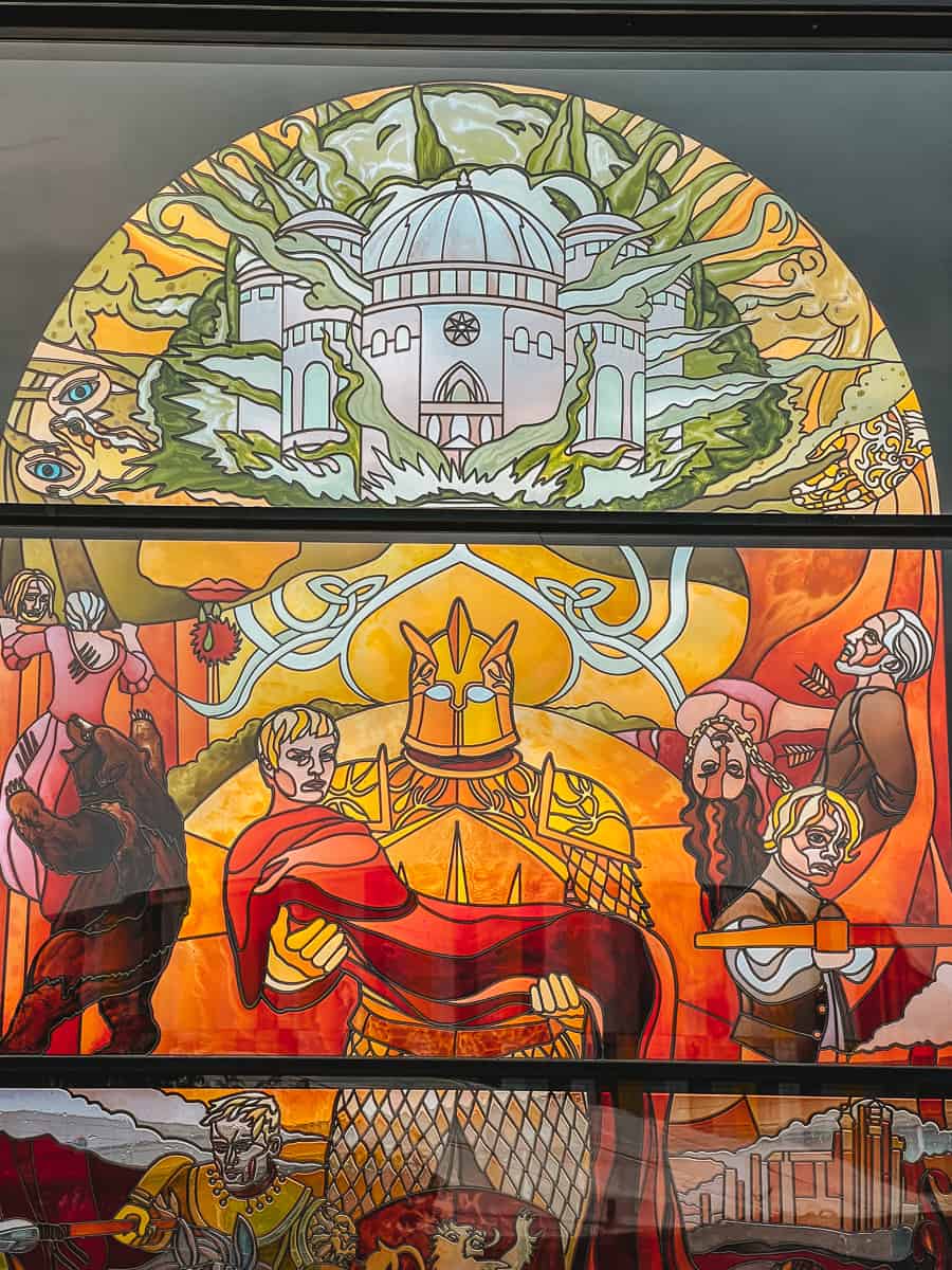 Lannister Window Glass of Thrones Belfast