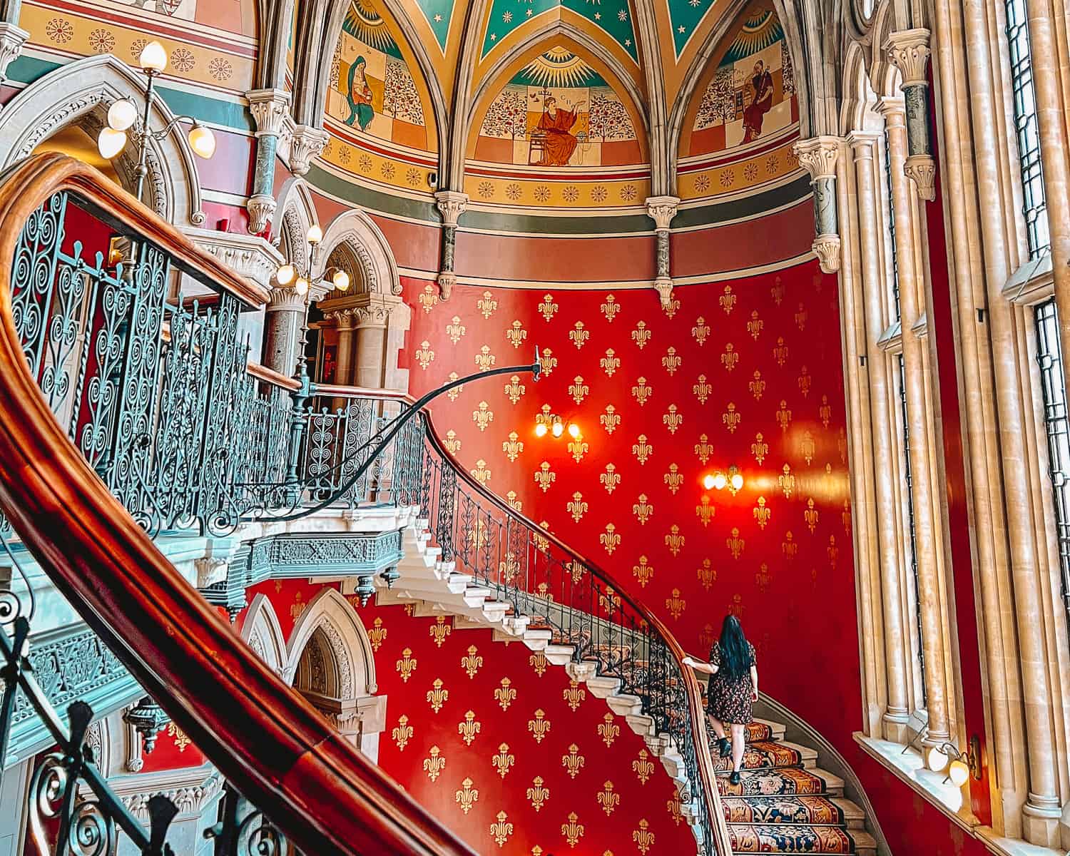 Grand Staircase St Pancras Hotel London