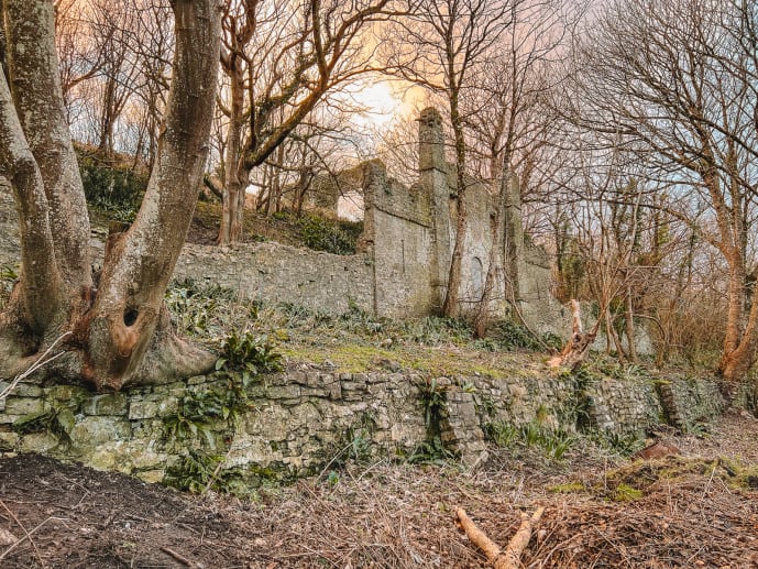 Dunraven Castle ruins