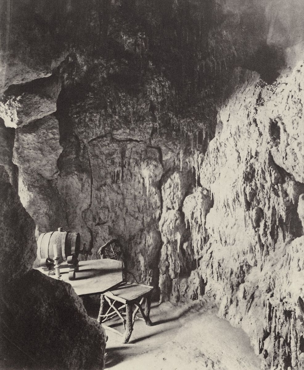 Inside Neuschwanstein Grotto Venusberg