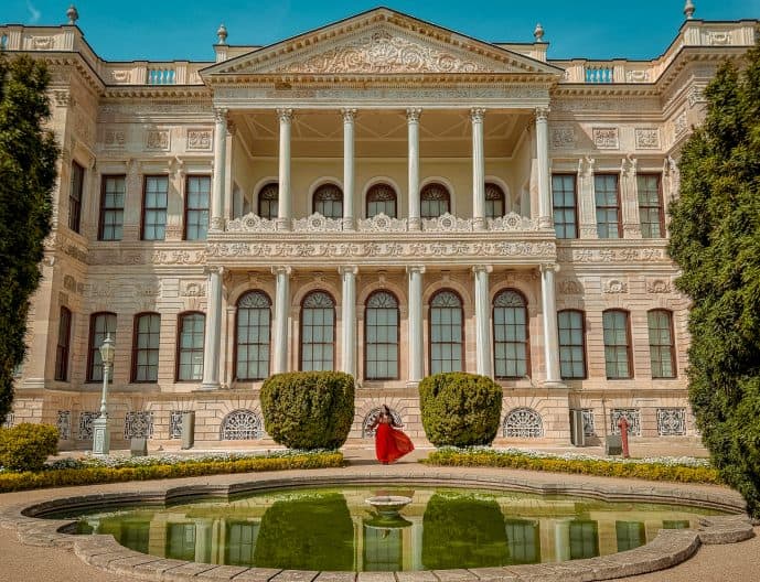 Dolmabahce Palace Instagrammable places in Istanbul