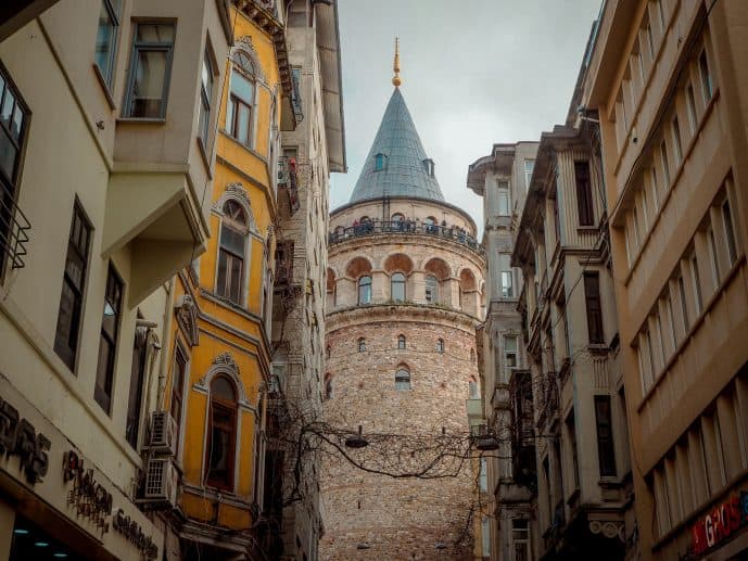 Galata Tower Instagrammable places in  Istanbul 