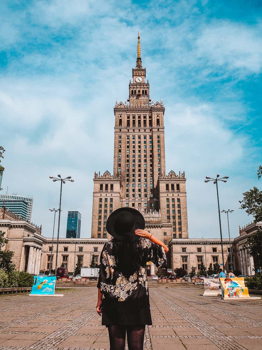 The Palace of Culture and Science | Instagrammable places in warsaw photography guide