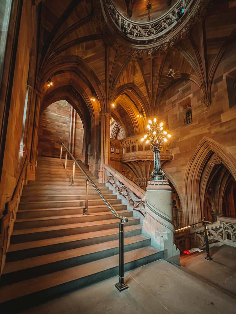 John Rylands Library Staircase Harry Potter