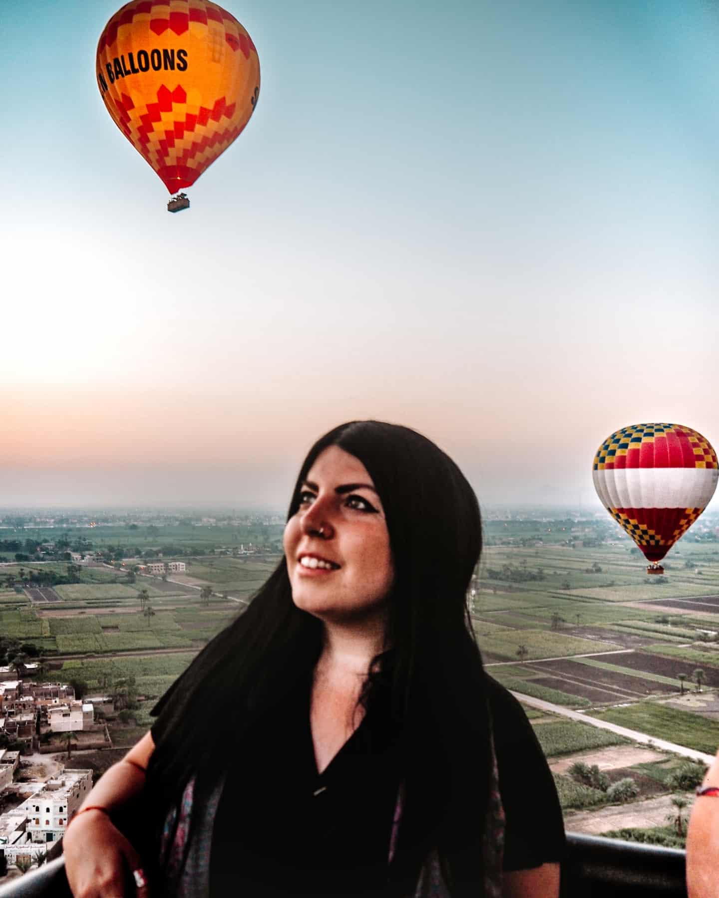 hot air balloon in luxor