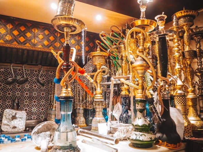 Naguib Mahfouz Cafe Shisha Hookah Pipes