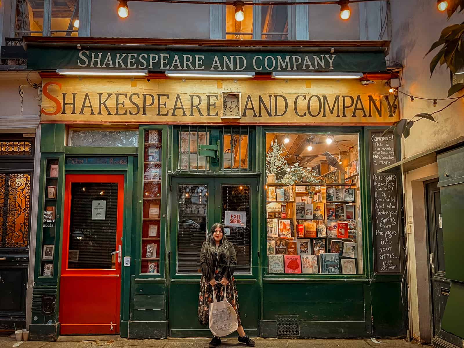 Shakespeare and Company Bookshop Paris