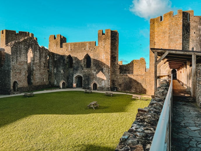 Caerphilly Castle Merlin Filming Location 