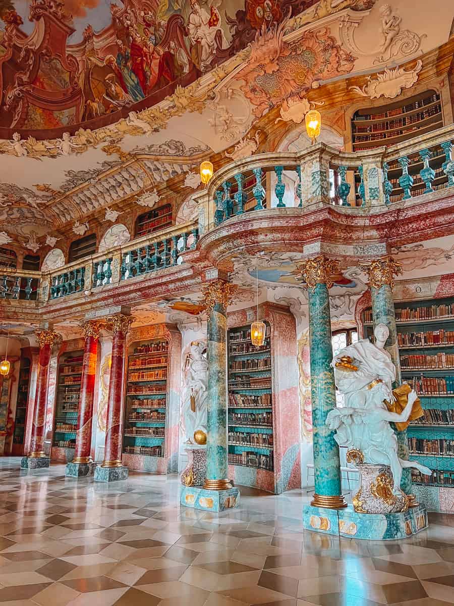 Baroque Wiblingen Abbey Library 